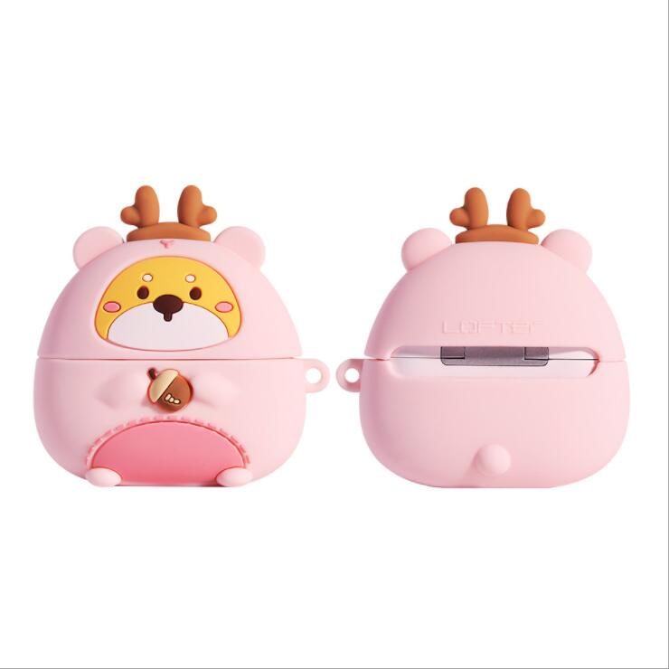 卡通硅膠耳機包定制
