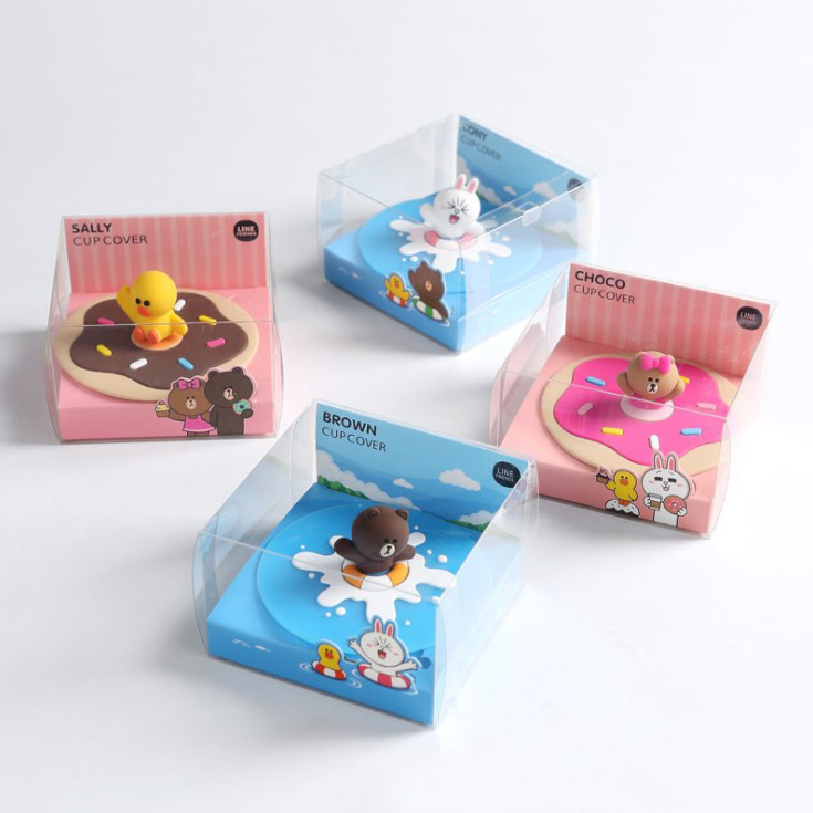 硅膠立體公仔杯蓋